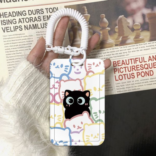 e Cat Card Holde För Student Mode Kpop Idol Photocard Holde A1
