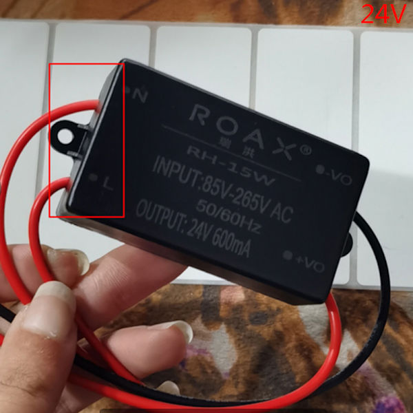 AC-DC-omvandlare 220V till DC5V 6V 9V 12V 15V 20V 24V Switching Po 24V