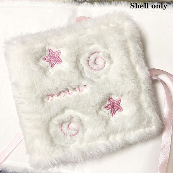 Ins 3-tums e Plush Star Fish Board Sleeve Binder Card Book A2
