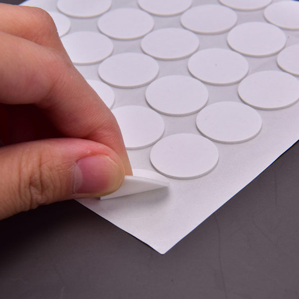3D rund dubbelsidig självhäftande skumtejp Dot Disc Circle Multip C