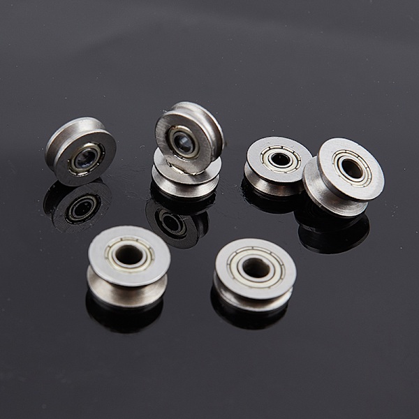5st V U Spår Rullhjul Kullager Broderi hine Drag V624ZZ 4*13*6mm