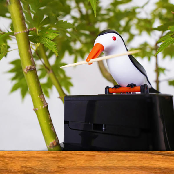 e Hummingbird Tandpetare Dispenser Automatisk Bird Tandpetare Box C