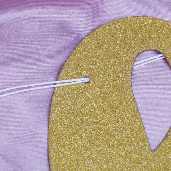 Glitter en Banner Girl Boy 1:a födelsedag Barnstol Baby Shower