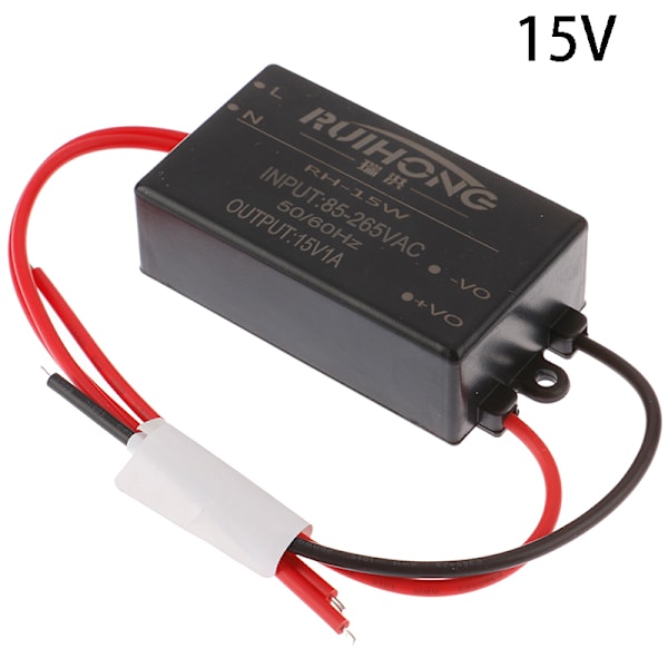 AC-DC-omvandlare 220V till DC5V 6V 9V 12V 15V 20V 24V Switching Po 15V