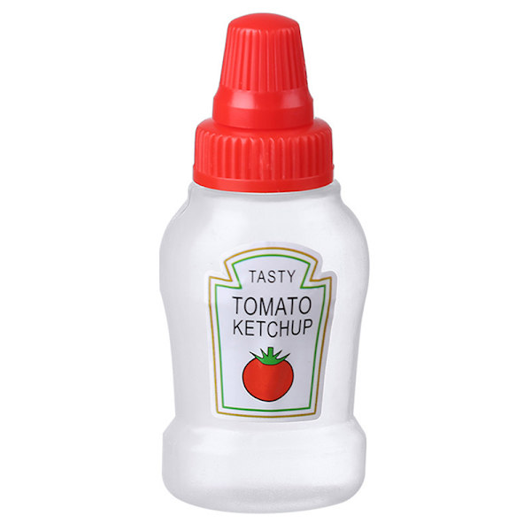 Mini portabel liten såsbehållare Tomatssåssalladsdressing Ketchup