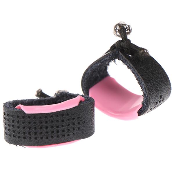Justerbar Läder Fingerborg Patchwork Finger Protector arbete Sewi
