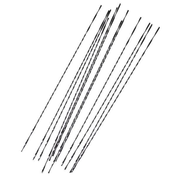 12 st 130 mm scroll sticksågsblad spiral metall trä ting hantverk 1#(0.7mm)