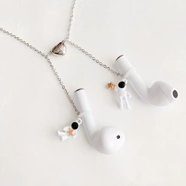 För Pro Air Pods 3 2 1 Anti-Lost Chains Creative Astronaut La