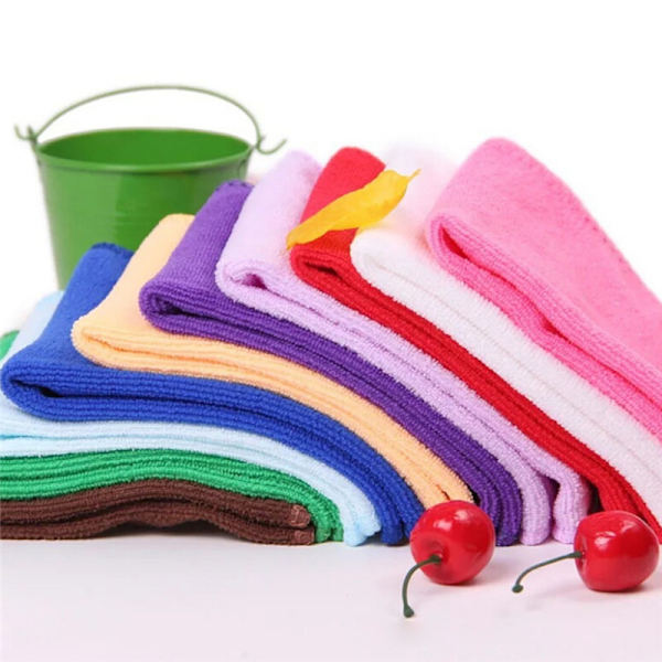 5 st Mjuk Lugnande Mikrofiberhandduk Bilrengöring Tvättduk Ha Multicolor