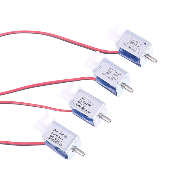 DC 4,5V 6V 12V 24V Liten magnetventil Normalt stängd Flödeskon. 24V