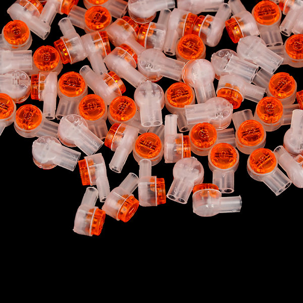 100Pc K2-kontakt Fettpåfyllning Butt Wire Line Terminal för T
