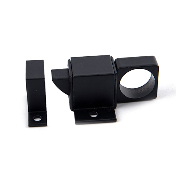 Dörrbult Spärr Aluminiumlegering Säkerhet Automatisk fönsterport S Black