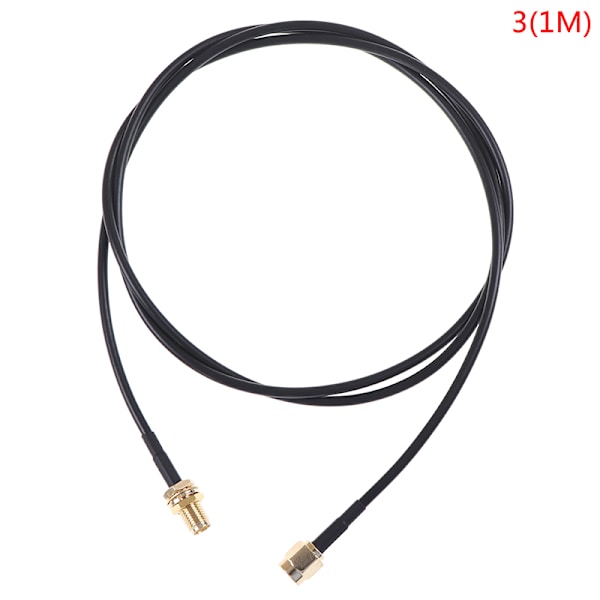 0,3-5M SMA hane till hona kabel RG174 RF kontaktadapter WIFI 3(1M)