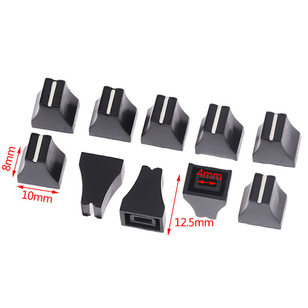 10 stycken 10×8×12,5 mm mixer cap DJ skivspelare swi