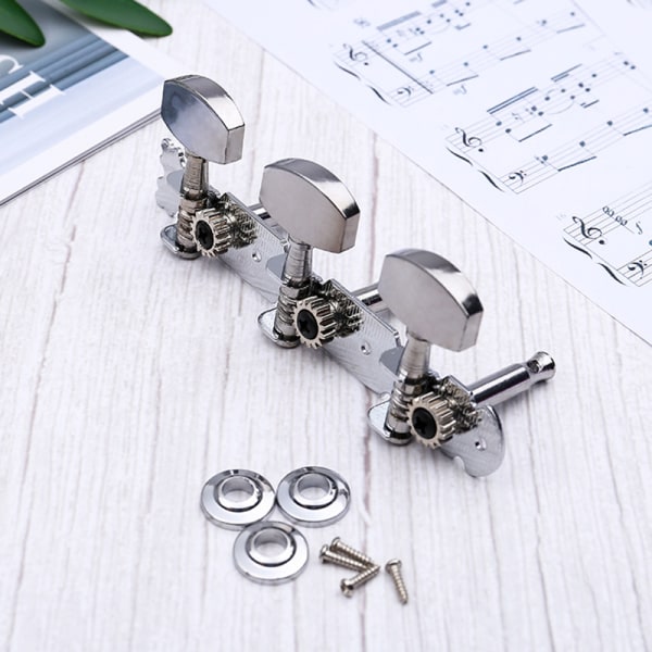 Guitar String Button Accessories 6 Styck Guitar String Tuning Nai Chrome plated head