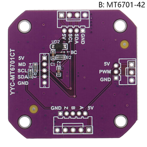 Magnetisk kodare MT6701 Magnetisk induktionsvinkelmätning Se B