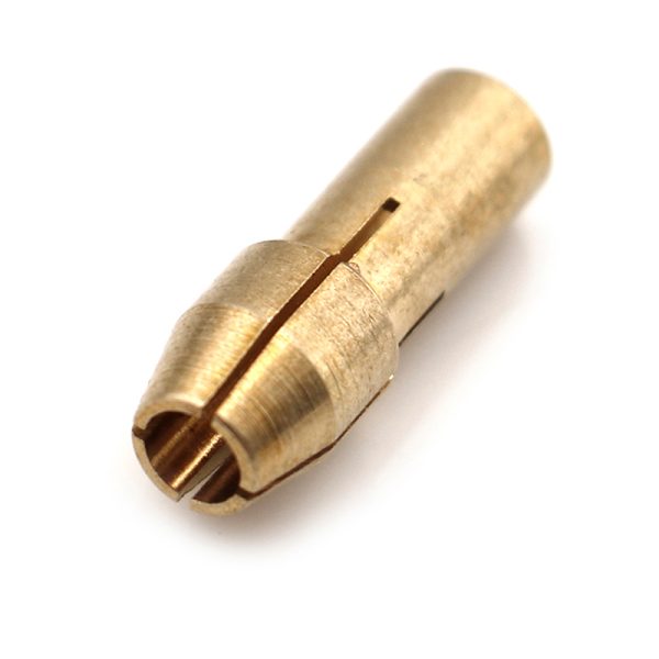 10 st mässingsborrchuck spännhylsor 0,5-3,2 mm 4,8 mm skaft för r
