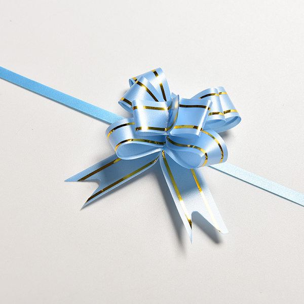 10 st Dekoration Party Bröllop Födelsedagspresent Blomma Bow Wrap Pu