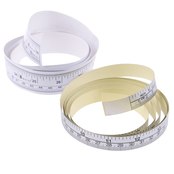 90/151 cm Självhäftande metriskt måttband Vinyllinjal för Sewi B
