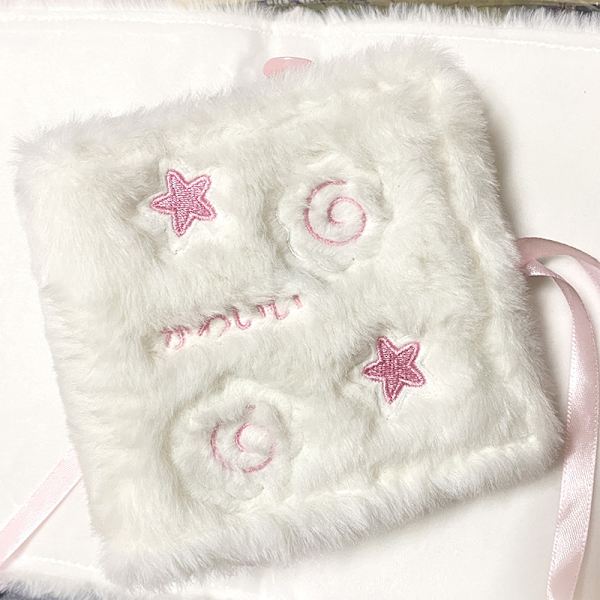 Ins 3-tums e Plush Star Fish Board Sleeve Binder Card Book A2