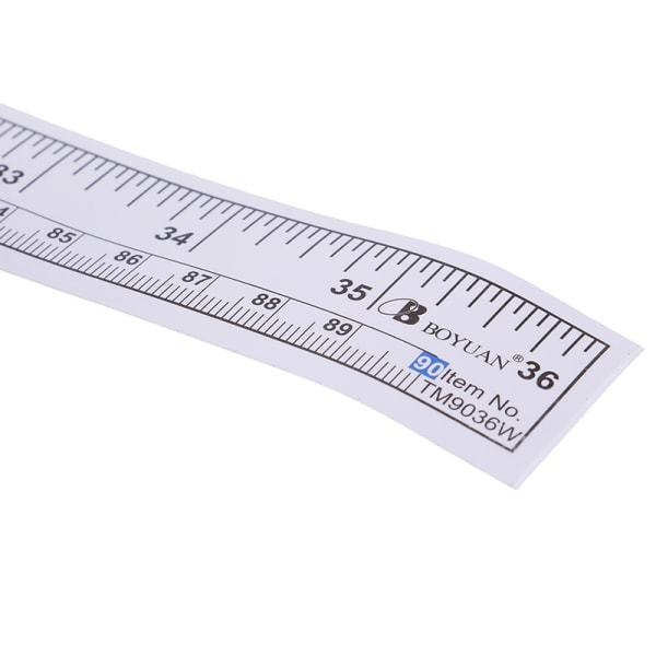 90/151 cm Självhäftande metriskt måttband Vinyllinjal för Sewi A