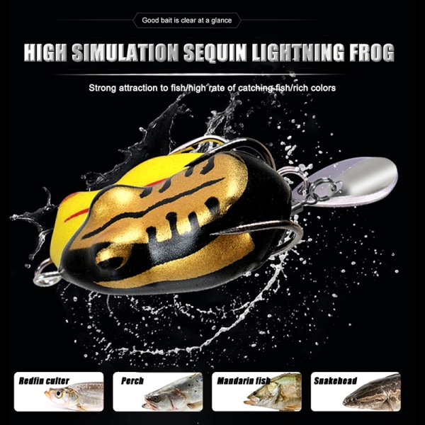 Thunder Frog 4Cm/5,5G Flytande vatten Långdistanskastande Thunde E