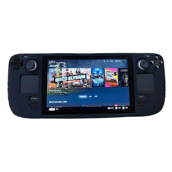 Mjukt case för Steam Deck Game Console Handheld Protect Black
