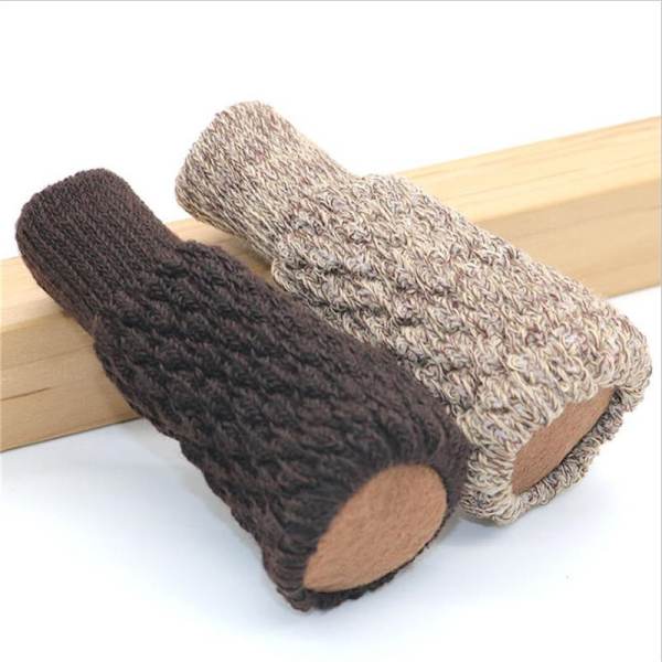 COVER Stolsben Skydd Golvskydd Halkfritt bordsben Furn Brown
