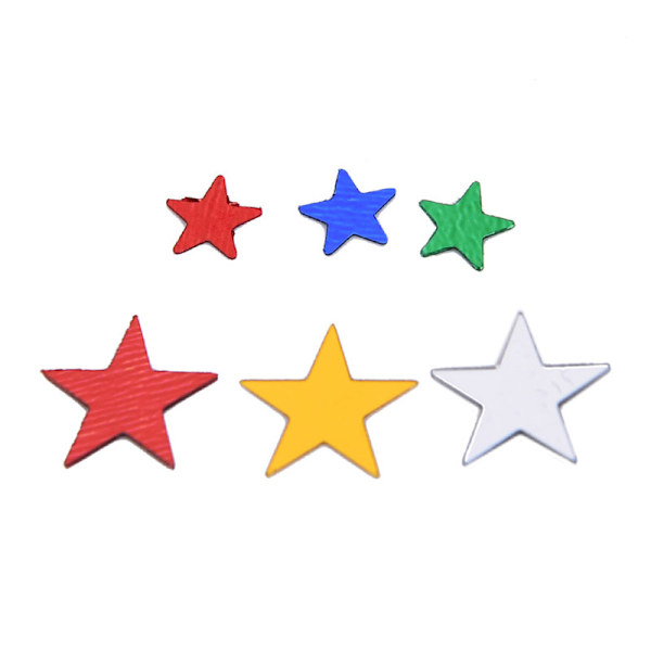 Bröllop Sparkle Scatter Stjärnor Tabell Konfetti Folie Födelsedag Del colorful 6mm