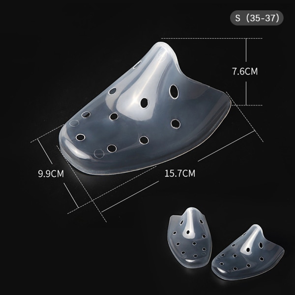 1 par Expander Shaper Toe Cap Support Shoe Anti Crease Protect S（35-37）