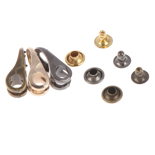 10 set Alloy Boot Spetskrokar Spetsbeslag med nitar Camp Hi