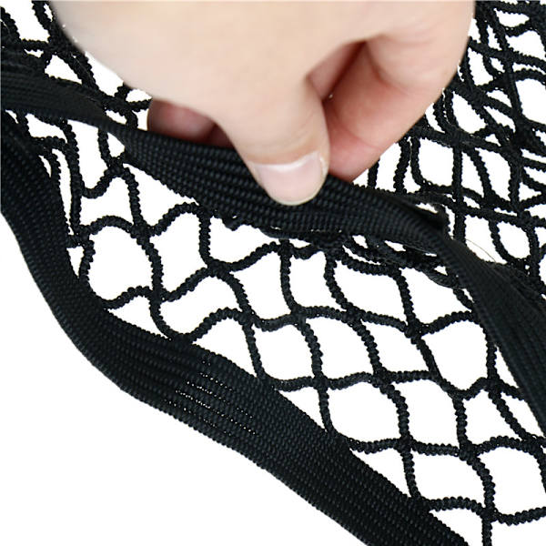 1 st Bilbaksida bakre bagagerumsstol Elastiskt snöre Mesh Förvaring B