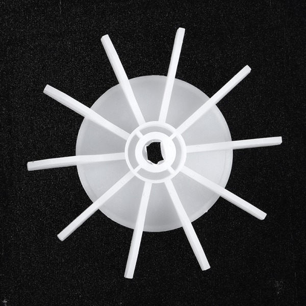 Luftkompressor fläktblad 14 mm/0,5" inre hål 10 impeller 135 mm White
