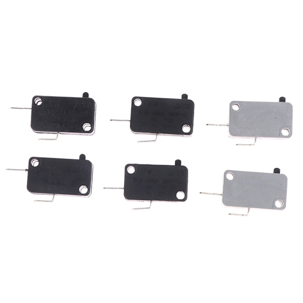 2st KW16(5)A 250VAC Mikrovågsugnsdörr Micro Normalt öppen Cl 1(grey push on)