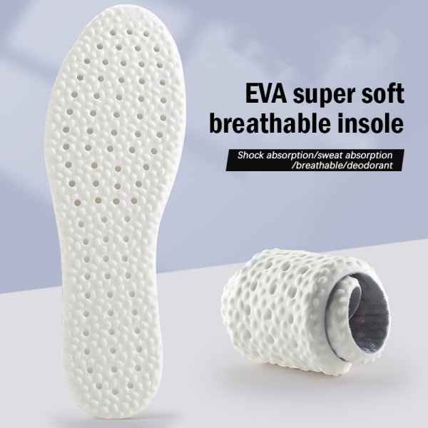 EVA Memory Foam innersulor Skor Sole Cushion Running Insoles Orth Gray 39-40