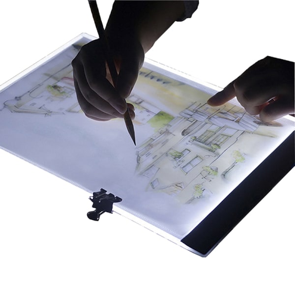 A5 LED Art Stencil Board Light Box USB Tracing Ritbord Annons B(Stepless Adjustable Brightness)
