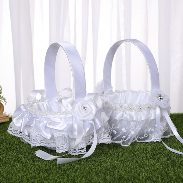 6 Style Vit Romantisk Bowknot Burlap Bröllopsceremoni Party Ro A