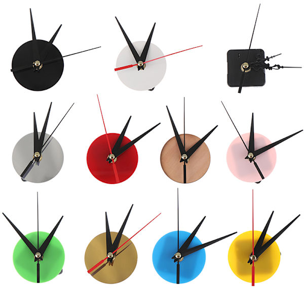 Silent Quartz Watch DIY Wall Clock Movement Mechanism Parts Rep Sliver