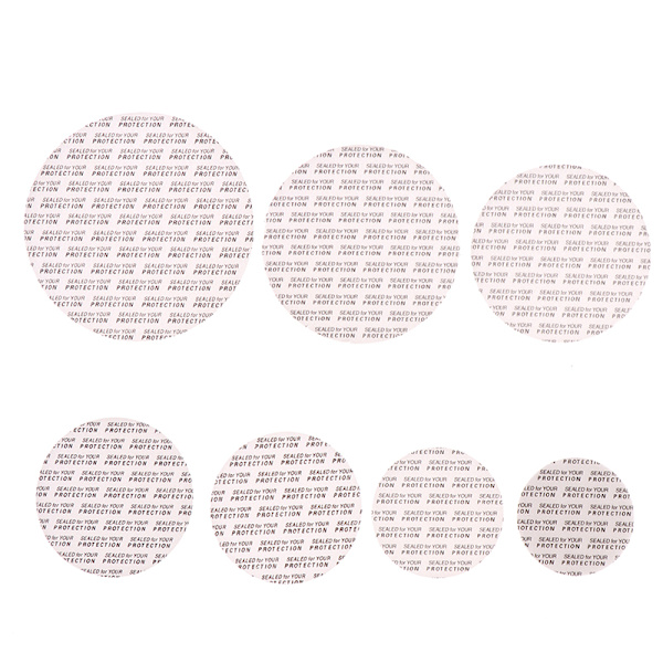 100 st självhäftande skumpressförsegling cap Liners kosmetisk flaska 80mm