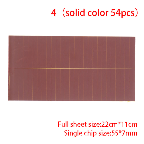 Matchstick Striker Sticker Självhäftande Flame Paper Fosfor Shee 4(54x 55*7mm)