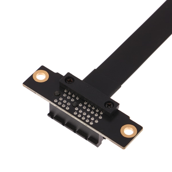 PCIE X1 Riser-kabel Dubbel 90 graders rätvinkelförlängningsband 10cm