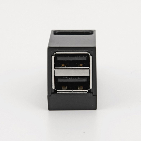 Trådlös USB 3.0 HUB Adapter Extender Mini Splitter Box 3 portar USB 2.0 Balck