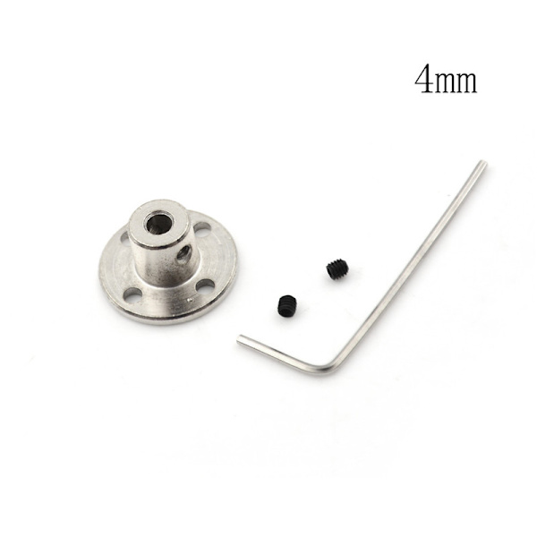 3/4/5/6/7/8/10 mm stel flänskoppling Motorstyraxelkoppling 4mm