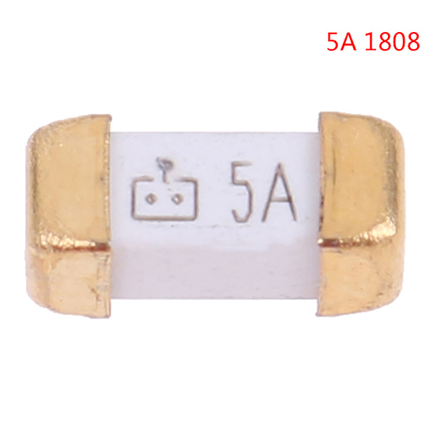 10 ST Guldfot 1808 125v 0451 SMD snabbblåsa ultrasnabba säkringar 5A 1808