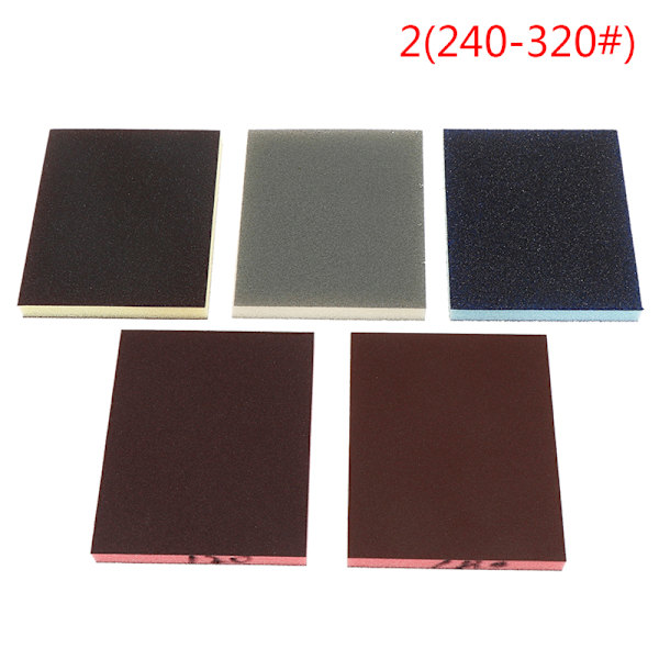 2st polerande slipsvamp block pad sandpapper assorterad abra 240-320#
