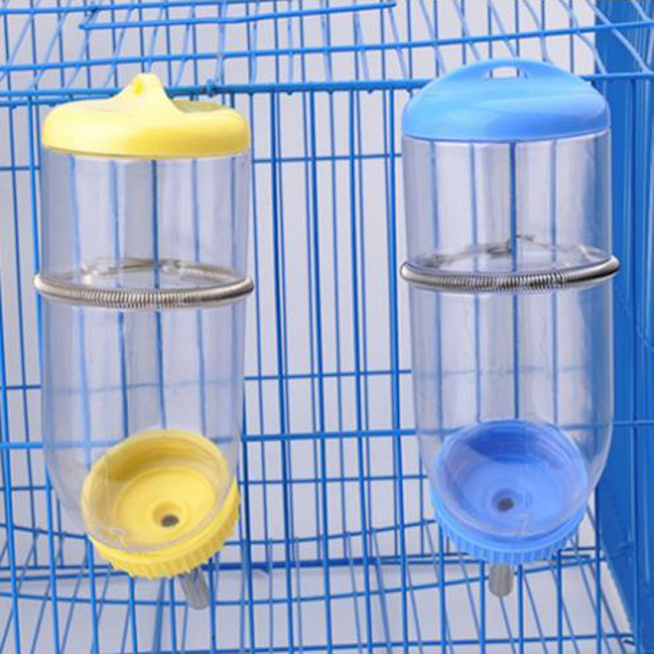 500ML Husdjur Automatisk Dricksvatten Fountain Waterer Feeder Bott Blue