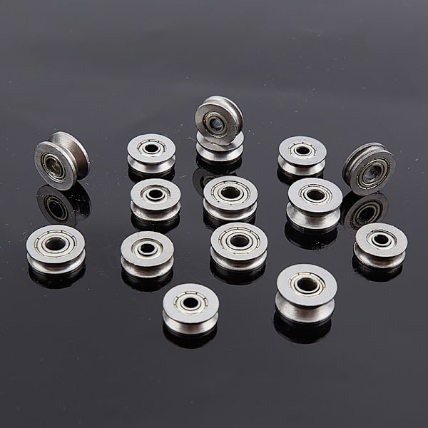 5st V U Spår Rullhjul Kullager Broderi hine Drag V623ZZ 3*12*4mm
