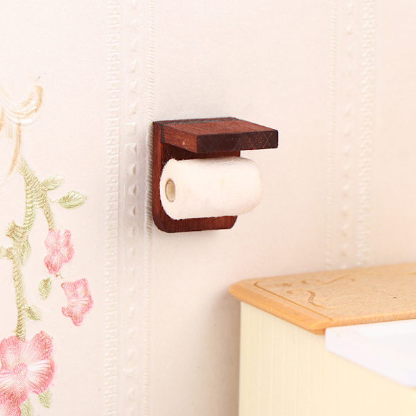 1:12 Dollhouse Miniature Tissue Paper Roll Paper with Stand Mod