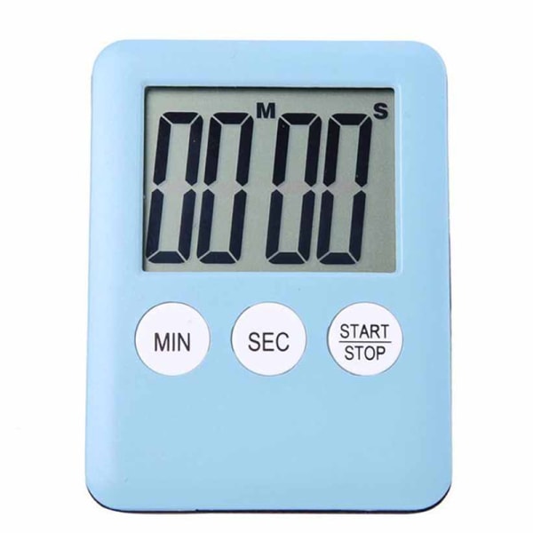 1st LCD Digital Kökstimer Matlagning Count Up Countdown Alarm Green