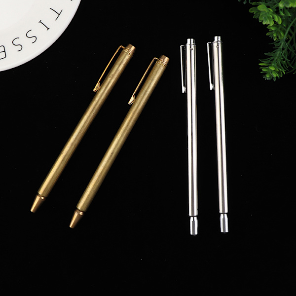 2 ST Dowsingstavar Mässingsverktyg Vattendetektor Mätinstrument Gold